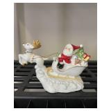 George Good Vintage Santa & Sleigh Figurine