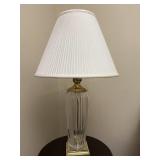 Modern Style Lamp Glass Base White Shade
