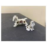 Japanese Bone China Mini Spotted Dog & Pup