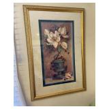 Framed Magnolia Flower Print