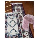 Set of 3 Rugs Including Runner & Bathroom Rug