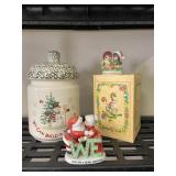 Christmas Cookie Jar & Other Holiday Home Decor