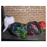 Bags of Christmas Holiday Decor Lights Etc