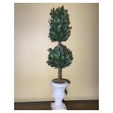 Small faux topiary planter