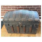 Antique Camel Back Trunk