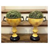 Metal Urns & Topiary