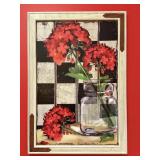 Framed Floral Wall Art