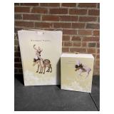 Set of 2 Boxed Reindeer Family Christmas Decor