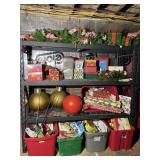 Contents of Shelf Christmas Garland Boxes Paper