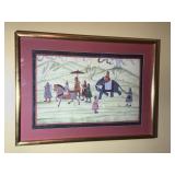 Framed Asian Theme Picture