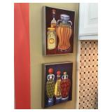 Pair Kitchen Art