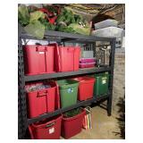 Contents of Shelves Includes Christmas Lights