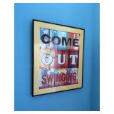 Framed Boxing Art Picture