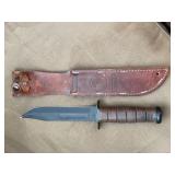KA-BAR USMC Knife & Sheath