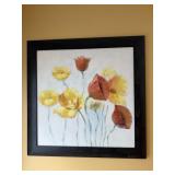 Framed Floral Wall Art