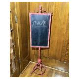 Chalkboard Sign on Metal Stand