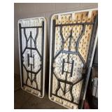 2 6ft banquet tables