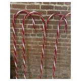 Set of 4 Light Up Christmas Holiday Candy Canes