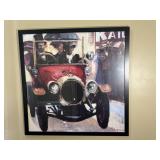 Large Roadster Wall Art Picture