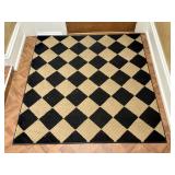 Checkered Entry Floor Mat