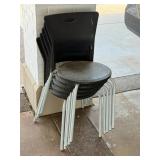 5 Stack Chairs