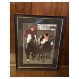 Vintage Framed "Munich Racing Club" Poster