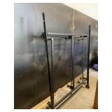 Set of 2 Black Metal Bed Frames