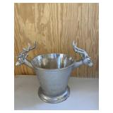 Silver Deer Head Ice Bucket Nice Quality