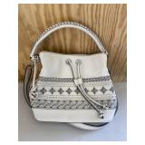 Brighton White Bucket Hand Bag Purse