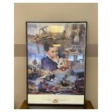 Sand Box Dreamer Little Boy & Toys Art Print