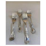 Sterling Silver Reed & Barton Forks Set of 4