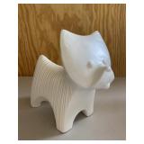 Jonathon Adler White Dog Figurine Home Decor