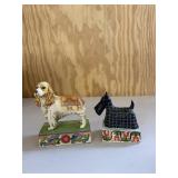 Jim Shore Set of 2 Dog Figurines Sadie & Mac Rover