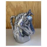 Arthur Court Pewter Horse Water Pitcher Vintage