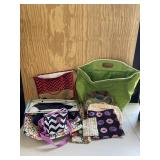 Group Lot Totes Travel Bags Makeup Bags Etc