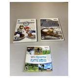 WII Sports Mario Kart & Blazing Angels Video Games