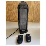 Lasko Small Space Heater with 2 Remotes