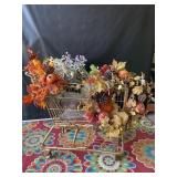 Full Size Gold Shopping Card with Seasonal Florals