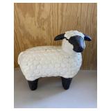 Large White Sheep Lamb Figurine
