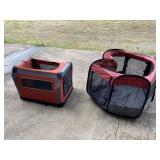 Portable Pet Crate & Playpen Set