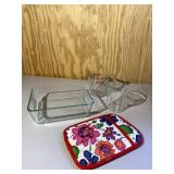 Clear Bakeware & Measuring Cup Lot