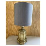 Modern Canister Lamp Grey Shade