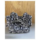 Marc Jacobs Style Tote Bag Purse Black & White