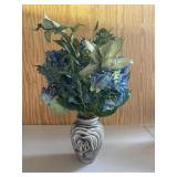Art Vase with Flower Arrangement