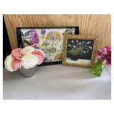 Floral Home Decor Lot of 4