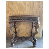 Modern Baroque Chinoiserie Hand Painted Table RARE