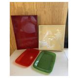 Set of 4 Platters & Trays