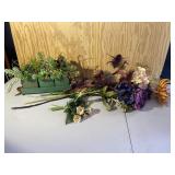 Artificial Flowers Plants Etc Group Lot