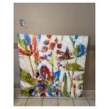 Large Colorful Flower Wall Art
