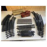 Santa Fe Toy Train Car & Tracks Accessories Lot